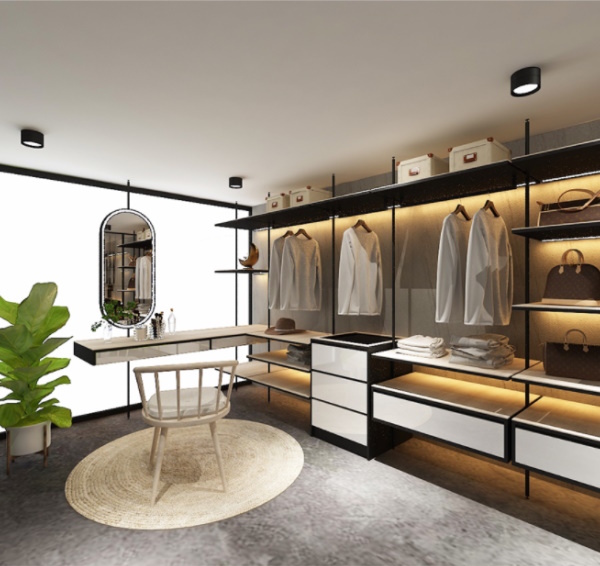 Open Concept Wardrobe